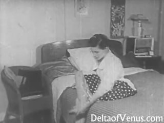 Vintaj x rated filem 1950s - pengintip/voyeur fuck - pengintipan tom